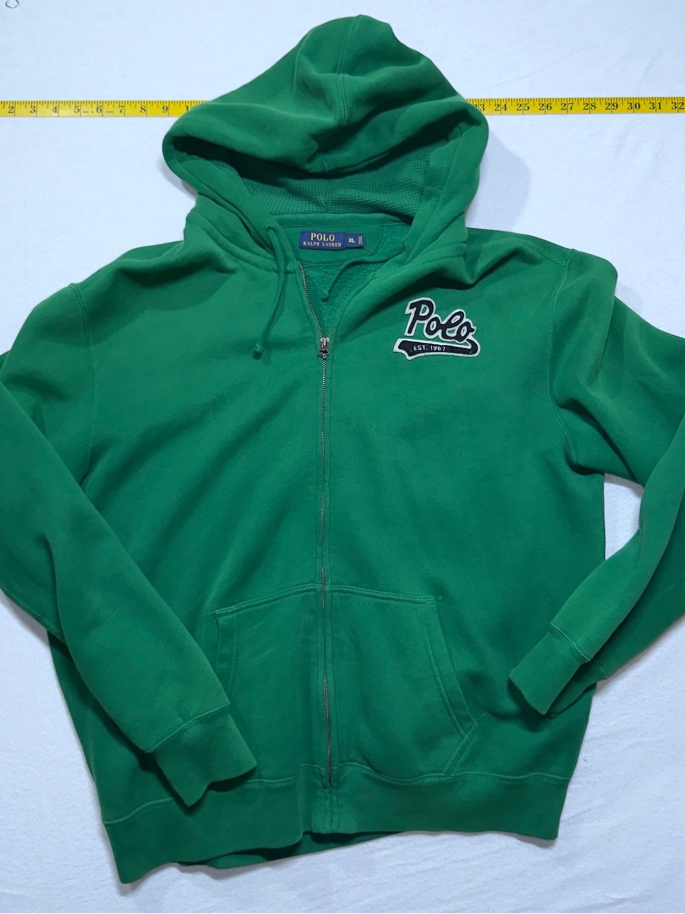 Ralph Lauren Polo Men's Green Full-Zip Hoodie